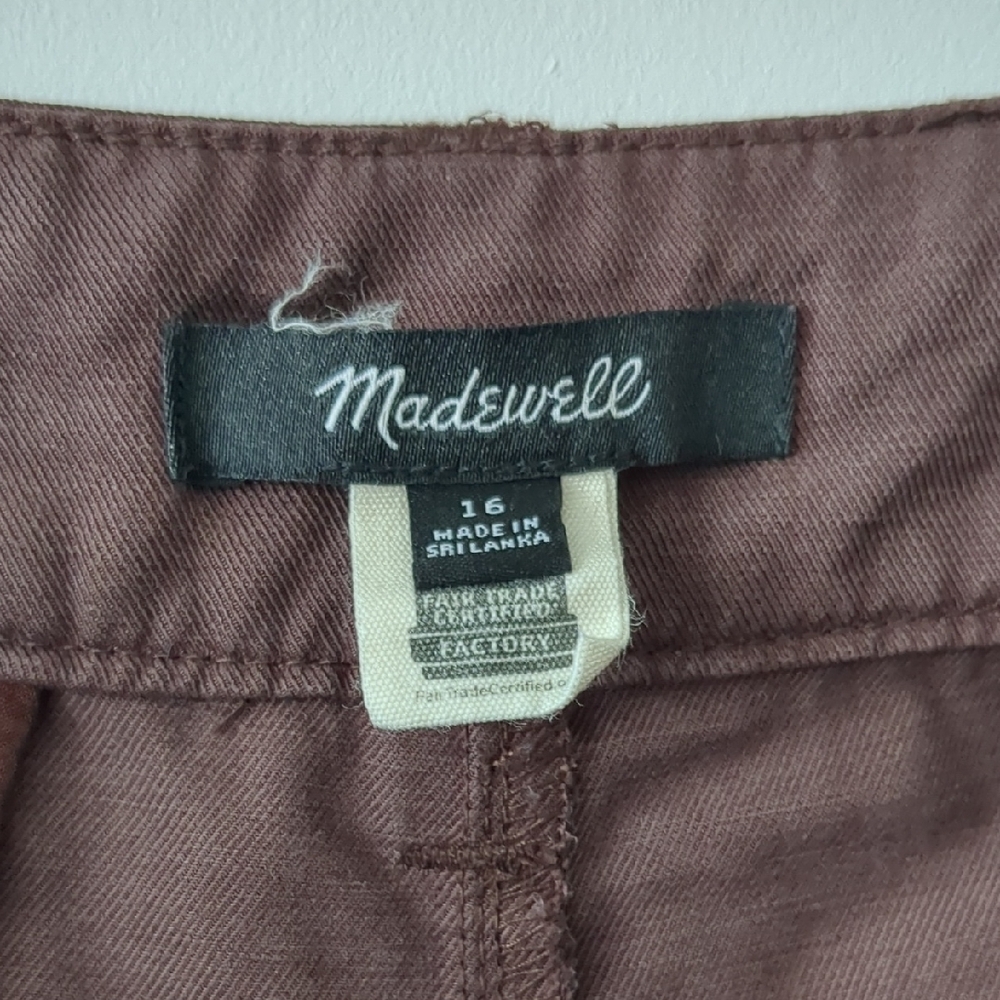 Madewell Women's Chocolate Wide-Leg Pants - Picture 2 of 6